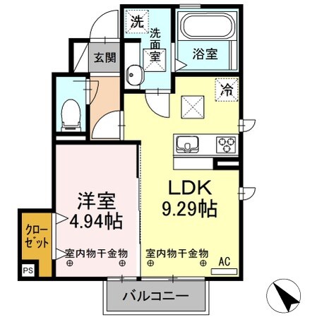 モンテレイの物件間取画像